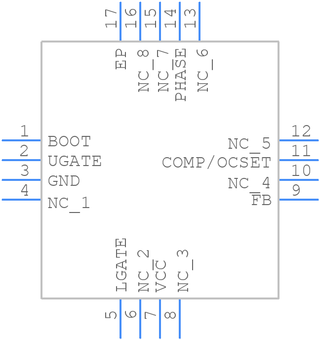 ISL6520ACR-T - Renesas Electronics - PCB symbol