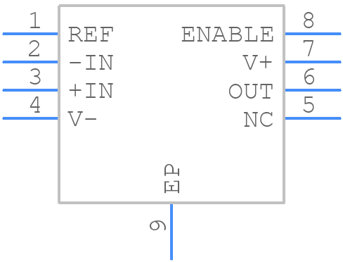 OPA728AIDRBRG4 - Texas Instruments - PCB symbol