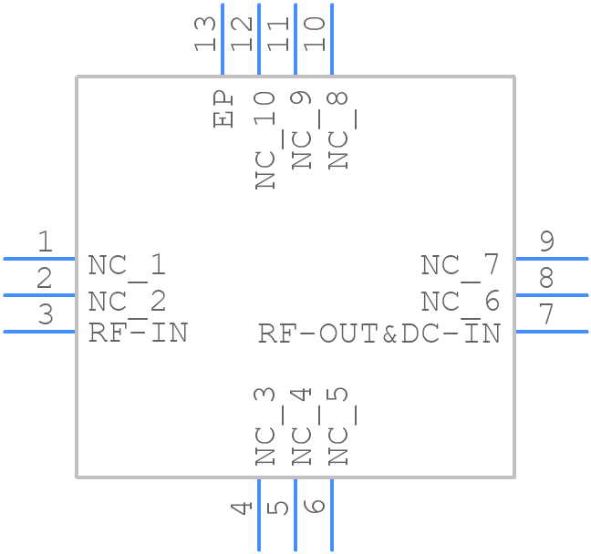 LHA-13LN+ - Mini-Circuits - PCB symbol