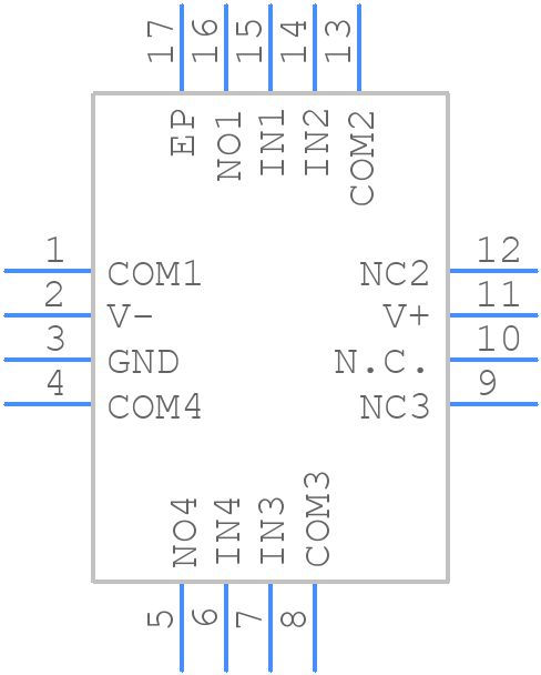 ISL43145IRZ-T - Renesas Electronics - PCB symbol