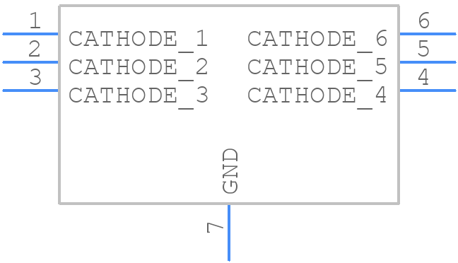 UCLAMP3306P.TCT - SEMTECH - PCB symbol