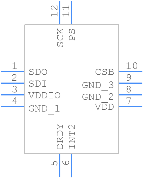 BMC156 - BOSCH - PCB symbol
