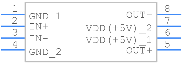 DRV1100P - Texas Instruments - PCB symbol