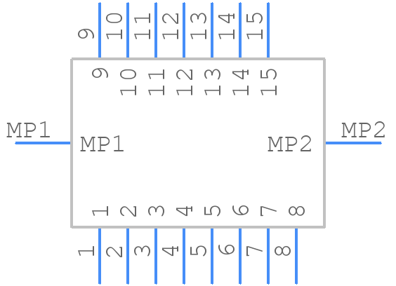 502598-1593 - Molex - PCB symbol