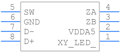 ADNS-2700 - Avago Technologies - PCB symbol