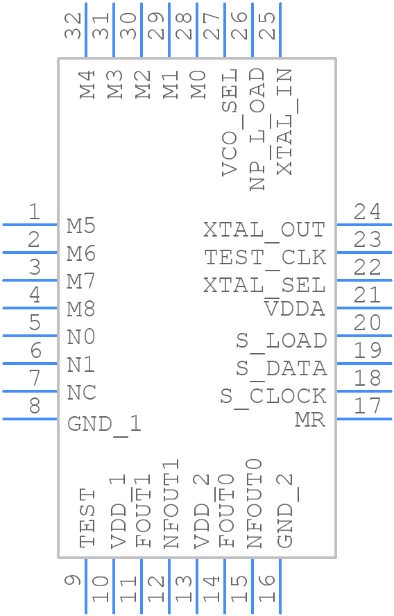 8442AYILF - Renesas Electronics - PCB symbol