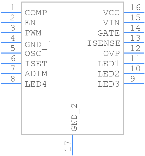 MP3398AGF-Z - Monolithic Power Systems (MPS) - PCB symbol