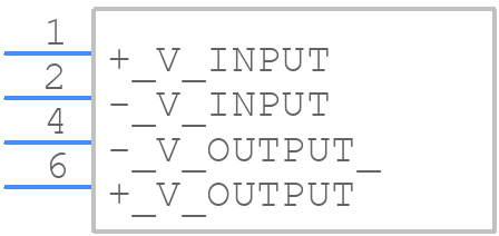 AM2D-0518SZ - aimtec - PCB symbol