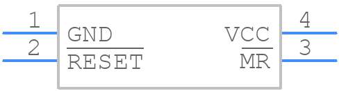 MAX812LEUS+T - Analog Devices - PCB symbol