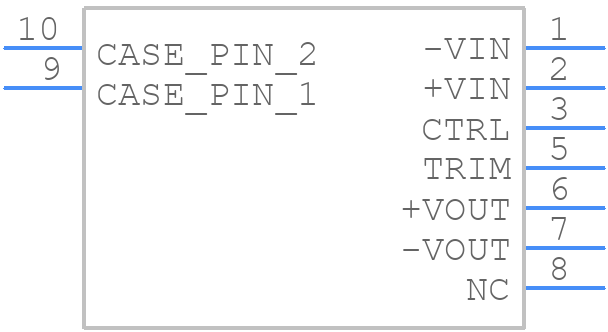 RS12-2424SZ - RECOM Power - PCB symbol