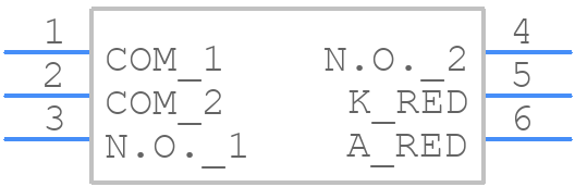 B3J2100 - OMRON Electronics - PCB symbol