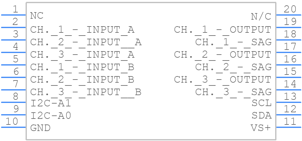 THS7313PWR - Texas Instruments - PCB symbol