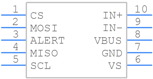 PINA239AQDGSRQ1 - Texas Instruments - PCB symbol