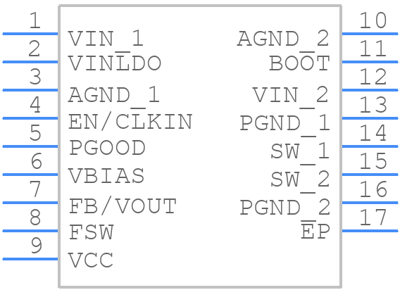 L6983NQTR - STMicroelectronics - PCB symbol