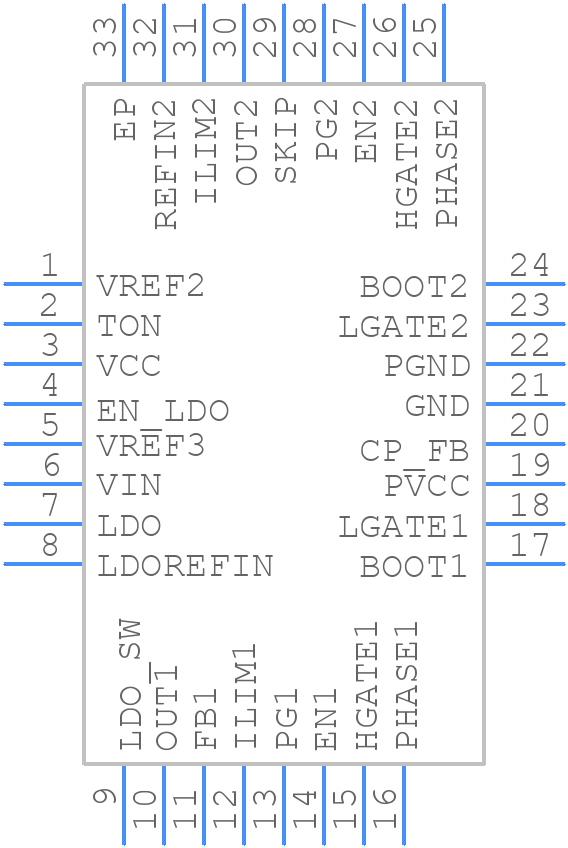 PM6686TR - STMicroelectronics - PCB symbol