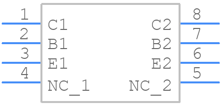 SSM2220P - Analog Devices - PCB symbol