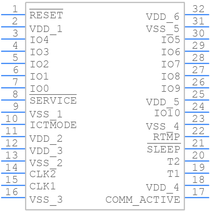 14212R-500 - Adesto Technologies - PCB symbol