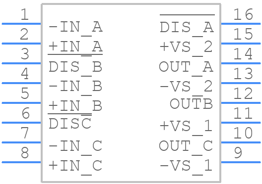 LMH6733MQX/NOPB - Texas Instruments - PCB symbol