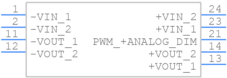 LDD-1500L - Mean Well - PCB symbol