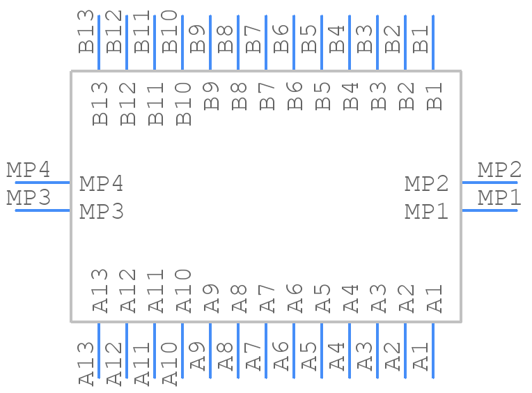 M55-7022642R - Harwin - PCB symbol