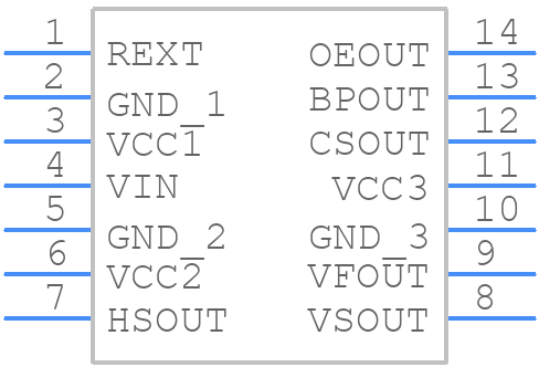 LMH1981MTNOPB - Texas Instruments - PCB symbol