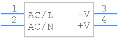 IRM-60-15 - Mean Well - PCB symbol