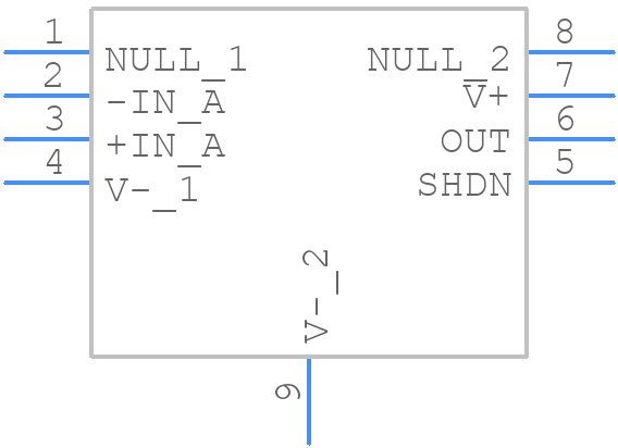 LT1637CDD#PBF - Analog Devices - PCB symbol