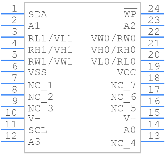 X9418YV24Z - Renesas Electronics - PCB symbol