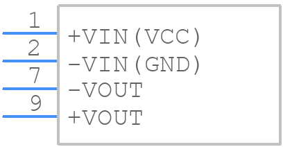 TRV 1-0511M - Traco Power - PCB symbol