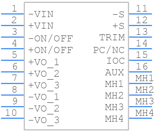 VFB600-D24-S24 - CUI Inc. - PCB symbol