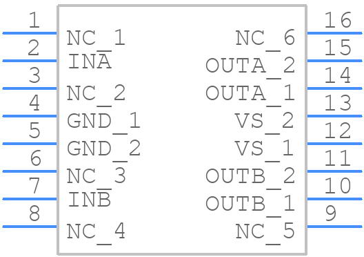 MIC4424BWM - Microchip - PCB symbol