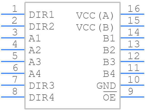 74AVC4T774PWJ - Nexperia - PCB symbol