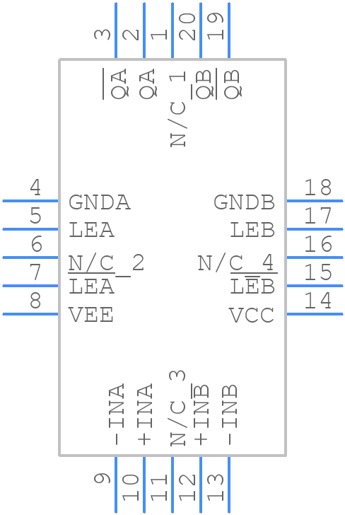SPT9689AIP - MaxLinear, Inc. - PCB symbol