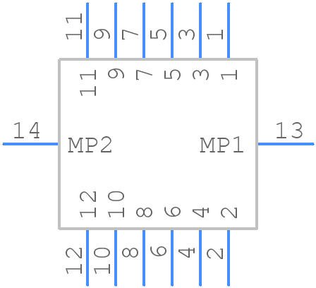 505433-1221 - Molex - PCB symbol