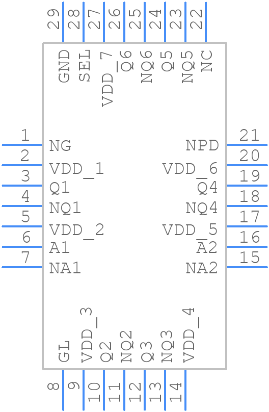 8R9306NLGI - Renesas Electronics - PCB symbol