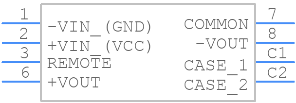 TMR 6-2422WIR - Traco Power - PCB symbol