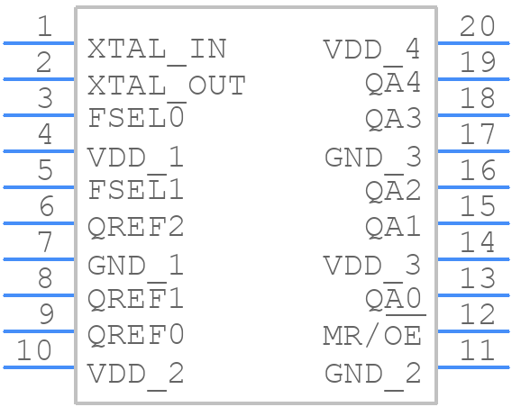 MPC9817EN - Renesas Electronics - PCB symbol