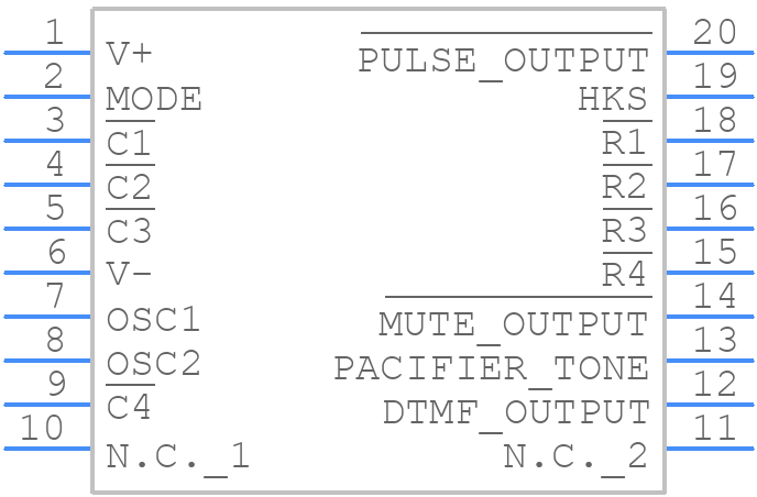 MK53732BD - STMicroelectronics - PCB symbol
