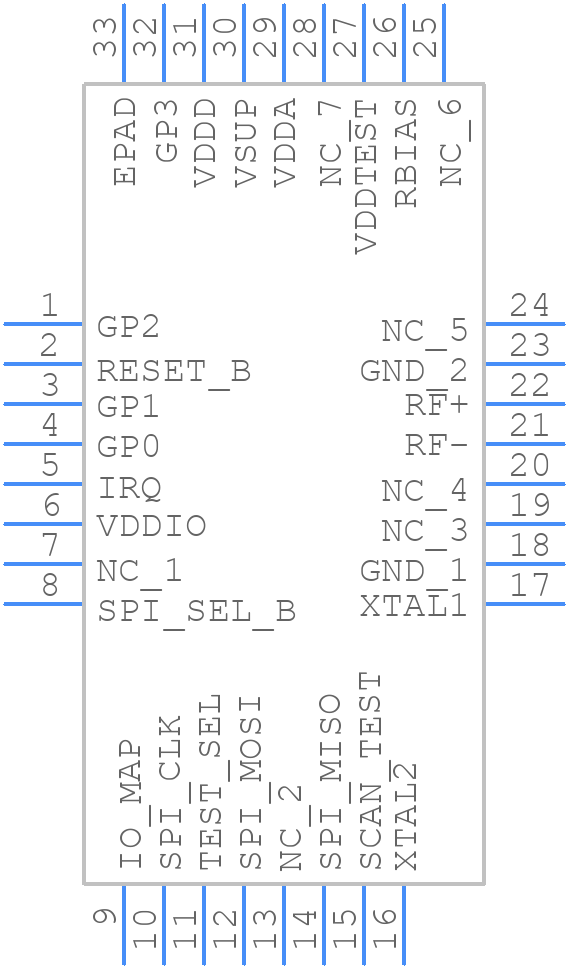 ZL70550LDF1 - Microsemi Corporation - PCB symbol