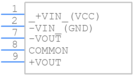 TRV 1-1223M - Traco Power - PCB symbol