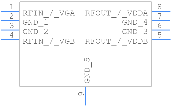 TAT7472A1F - Qorvo - PCB symbol