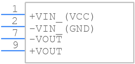 TRV 1-2413M - Traco Power - PCB symbol
