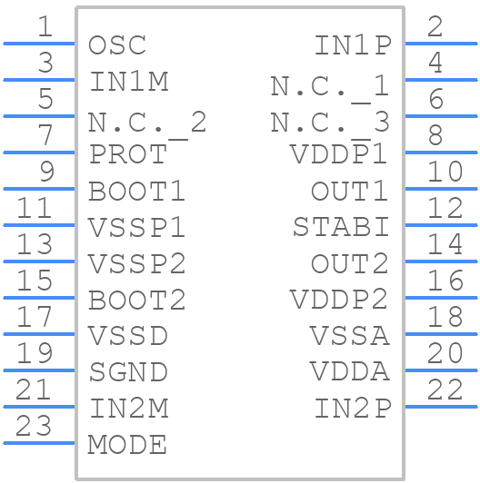 TDA8950J - NXP - PCB symbol