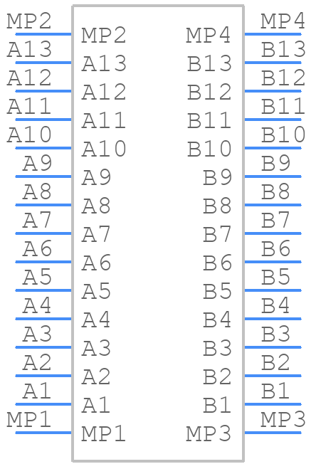 M55-7012642R - Harwin - PCB symbol
