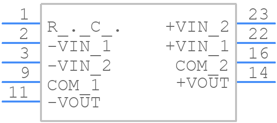 DCW12A-05 - Mean Well - PCB symbol