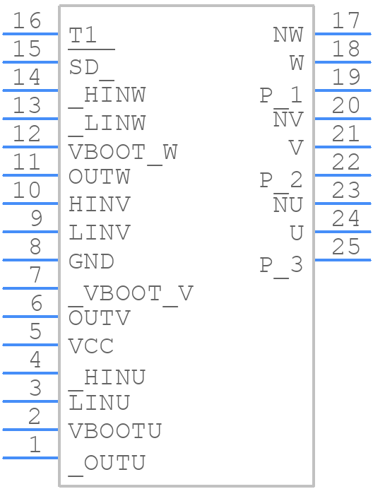 STGIPS30C60T-H - STMicroelectronics - PCB symbol