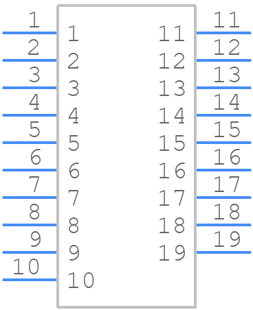 T1M-19-T-SH-L-K - SAMTEC - PCB symbol