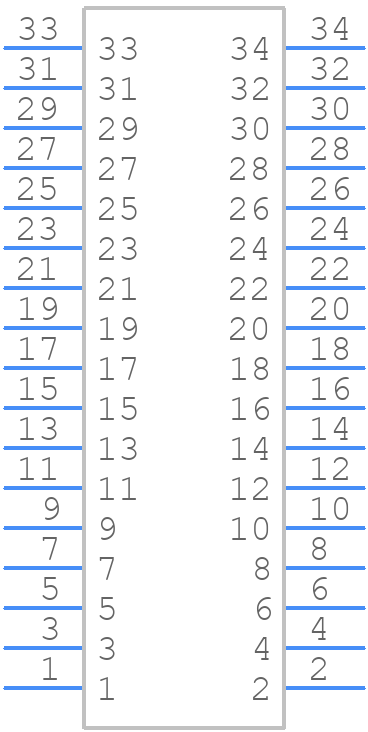 SSW-117-22-F-D-LL - SAMTEC - PCB symbol
