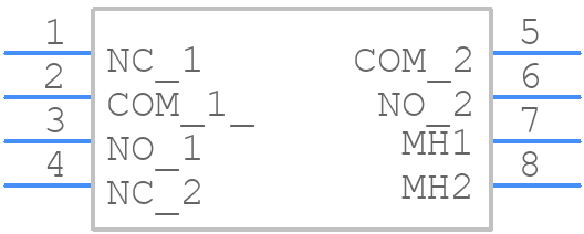 1201M2S3AV2QE2 - LITTELFUSE - PCB symbol