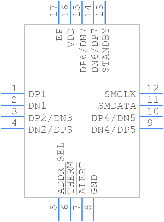 EMC1438-1-AP-TR - Microchip - PCB symbol